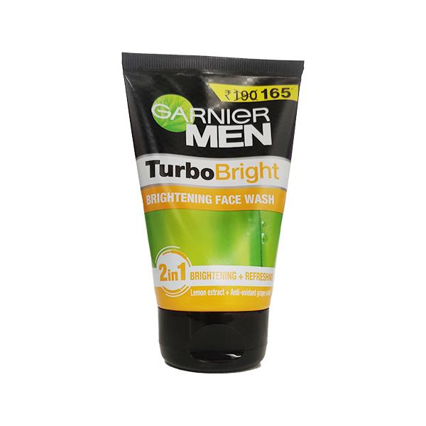 Netmeds | Garnier Men Turbo Bright Brightening Face Wash 100 gm