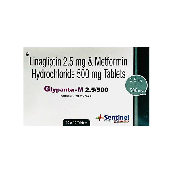 GLYPANTA M 2.5/500 Tablet 10's - Diabetes-Ant