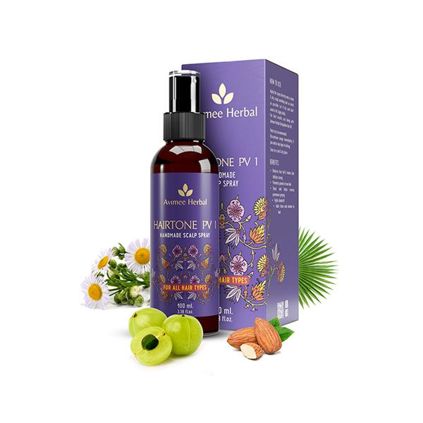 Netmeds | Avimee Herbal Hairtone PV1 Scalp Spray 100 ml