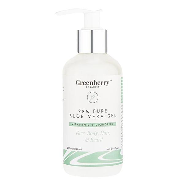 Greenberry Organics 99% Pure Aloe Vera Gel 200 gm