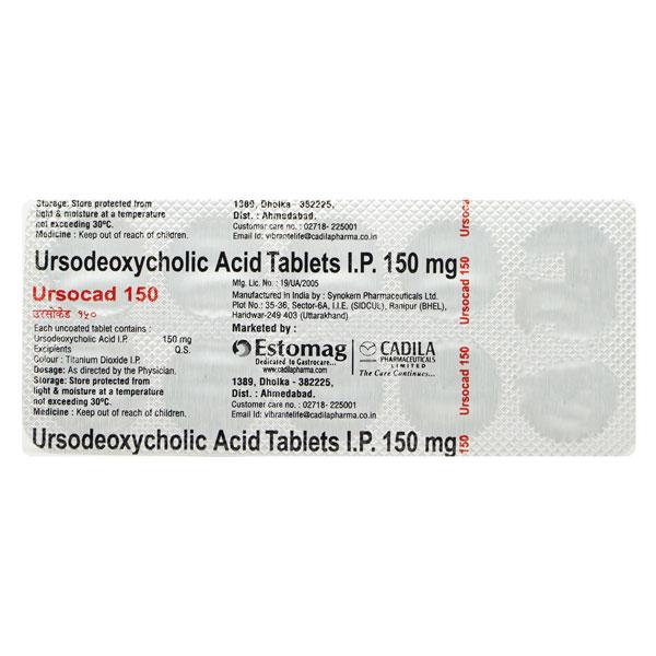 Netmeds | Ursocad 150mg Tablet 10'S