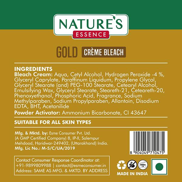 Nature's Essence Gold Creme Bleach 43 gm - Face Bleach