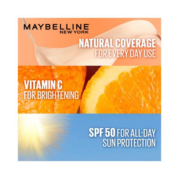 Maybelline New York Fit Me Fresh Tint With SPF 50 & Vitamin C Shade 09 Natural Coverage Skin Tint 30 ml - Foundation