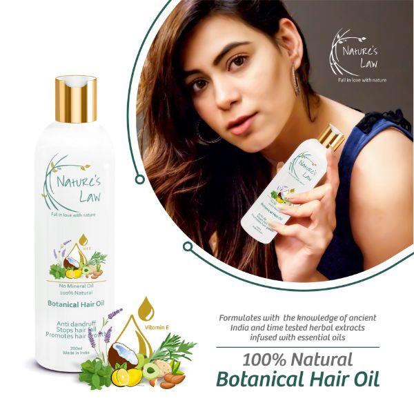 Nature's Law Botanical Hair Oil 200 ml - Hair Oils