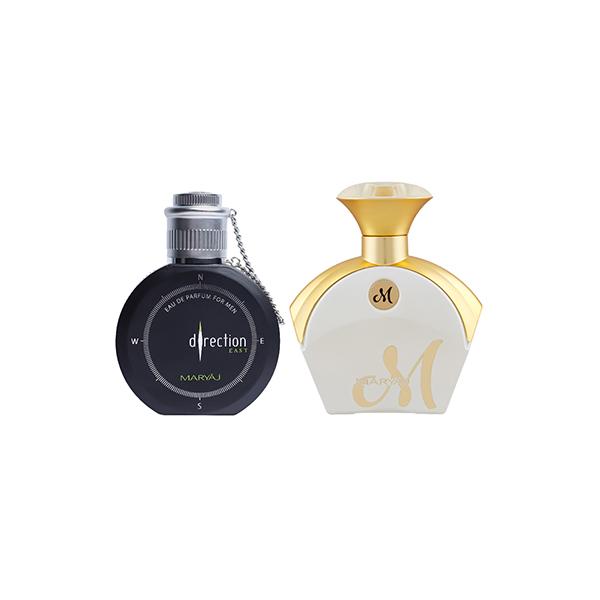 Netmeds | Maryaj Direction East EDP Citrus Spicy Perfume And Maryaj M White For Her EDP Floral Fruity Perfume 190 ml