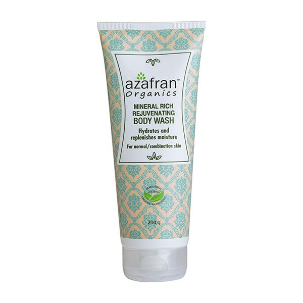 Gazafran Organics Mineral Rich Rejuvenating Body Wash 200gm - Shower Gels & Body Wash