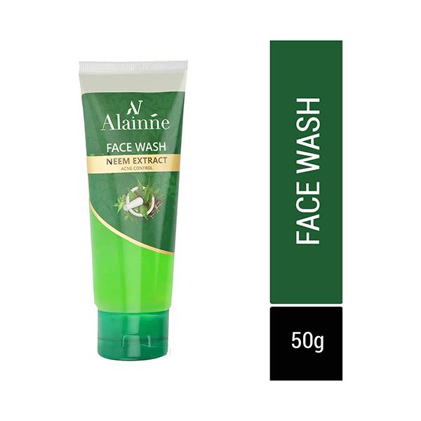 Netmeds | Alainne Neem Extract Acne Control Facewash 50 gm