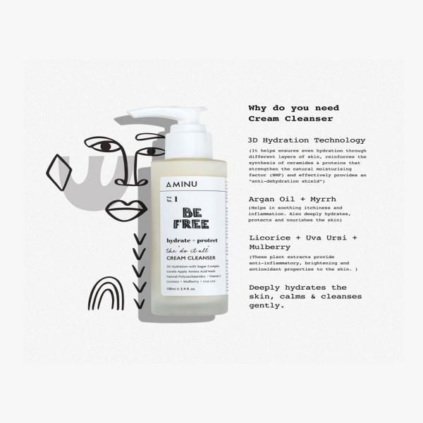 AMINU The do it all - Cream Cleanser 100 ml - Face Wash & Cleansers