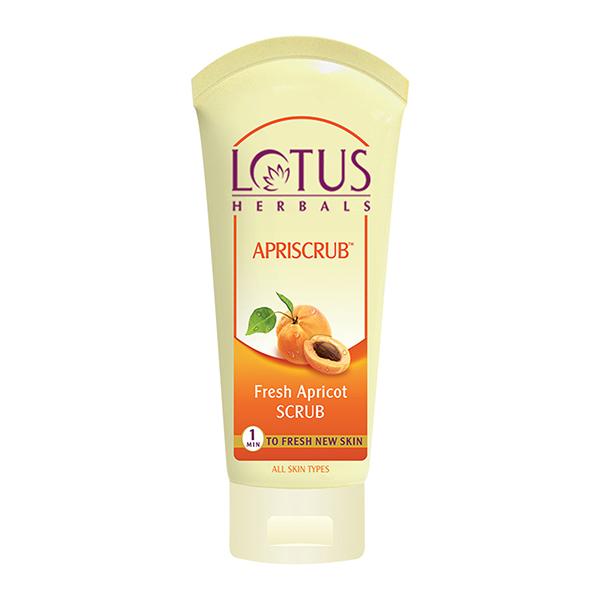 Netmeds | Lotus Herbals Apriscrub Fresh Apricot Scrub 180 gm