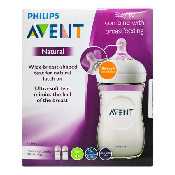 Philips Avent Natural Baby Feeding Bottle (SCF033/20) (Pack of 2) 1's - Feeding & Nursing