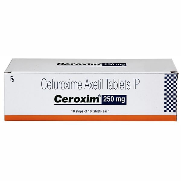 Ceroxim 250mg Tablet 10'S - Bacterial Infections-Cep