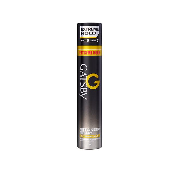 Gatsby Set & Keep Hair Spray - Extreme Hold 400 gm - Hair Sprays & Mists