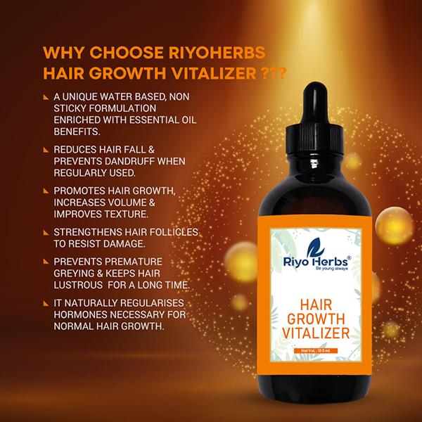 Riyo Herbs Hair Growth Vitalizer 100 ml - Hair Oils