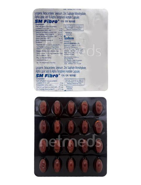 SM Fibro Softgel 20'S - Supplements-Ent