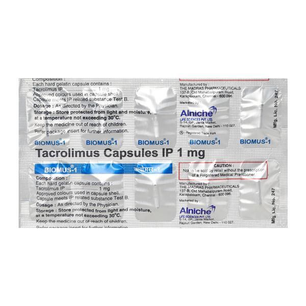 Biomus 1mg Capsule 10'S - Auto Immune Disease-Imm
