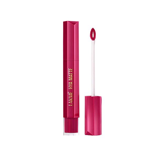 Netmeds | Lakme 9To5 Hya Matte Lip Liquid + Hyaluronic Acid Powersuit Pink 5.3 ml