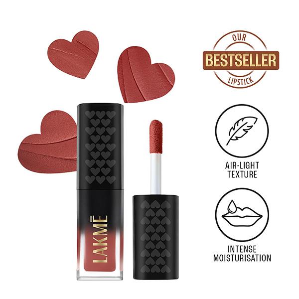 Netmeds | Lakme Xtraordin-airy Lip Mousse Mini - Chocolate Temptation 1.8 g