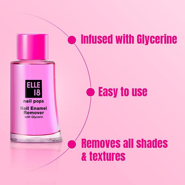 Elle18 Nail Enamel Remover 30 ml - Nail Polish Remover