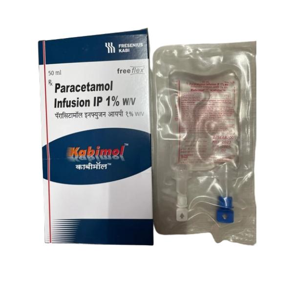 KABIMOL 500mg Infusion 50ml - Fever-Ana