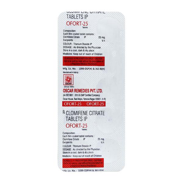 OFORT 25 MG Tablet 10's