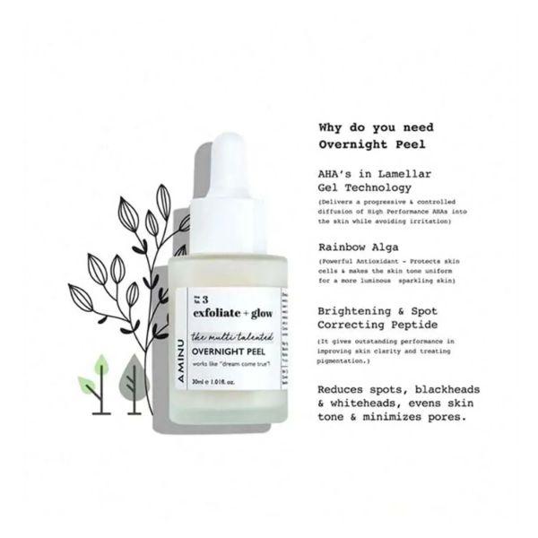 AMINU The multitalented - Overnight Peel 10 ml - Masks & Peels