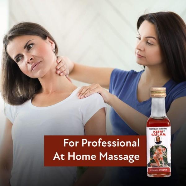 Kesri Tailam (Pack of 4 x 100 ml) 1's - Pain Relief (Ayush)