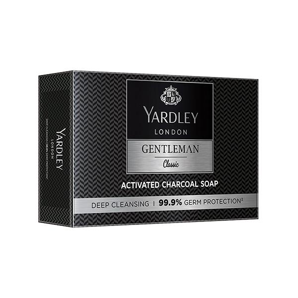 Yardley London Gentleman Classic Activated Charcoal Soap 100 gm - Soaps