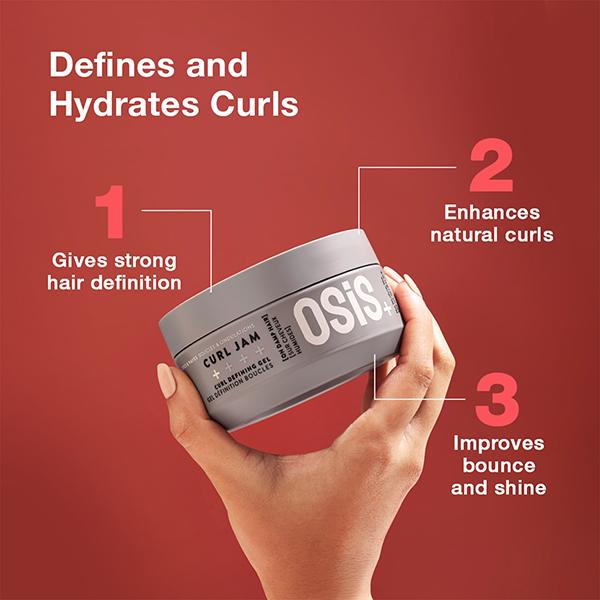 Schwarzkopf Professional OSiS+ Curl Jam - Curl Defining Gel 300 ml - Clays & Mousses