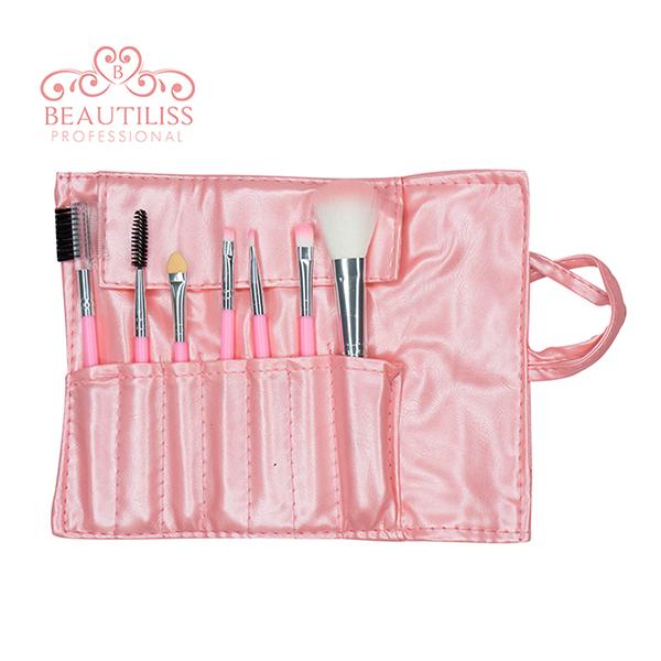 Netmeds | Beautiliss Professional Make-up Brush set with faux leather bag 7's