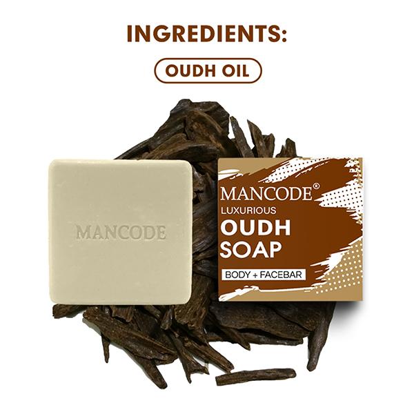 Mancode Luxurious Oudh Soap 125 gm - Soaps