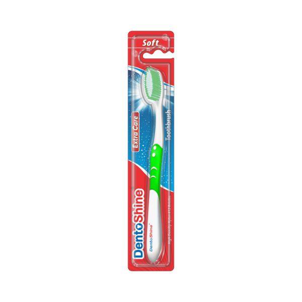 Dentoshine Extra Care Soft Bristles Toothbrush Green 100 gm