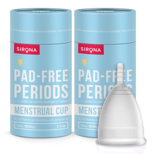 Netmeds | Sirona Reusable Menstrual Cup - Small (Pack of 2)