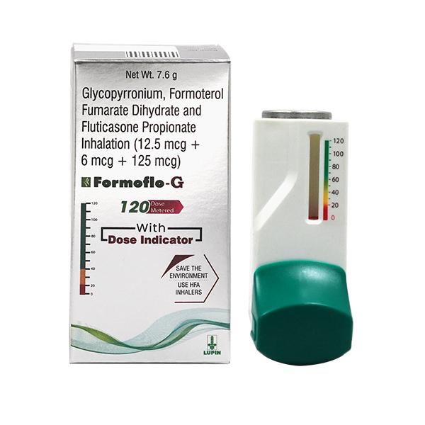 FORMOFLO G WITH DOSE INDICATOR 120md Inhaler 7.6g