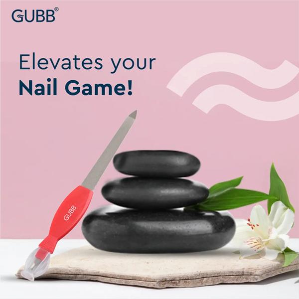 Gubb 2 In 1 Nail File & Cuticle Trimmer Durable Convenient 1's - Nail Care