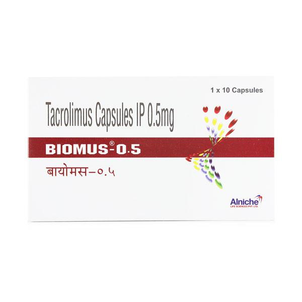 Biomus 0.5mg Capsule 10'S - Auto Immune Disease-Imm