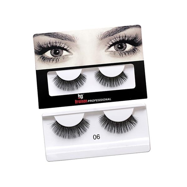 Bronson Professional 3d effect False eyelashes 06 1's - Eyelashes