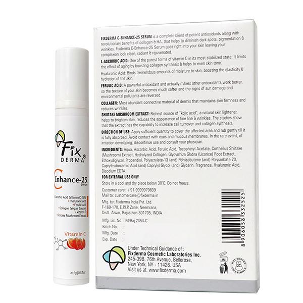 Fixderma C-Enhance 25 Face Serum 15 gm - Face Serum
