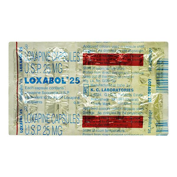 LOXABOL 25mg Capsule 10's - Psychosis-Ans