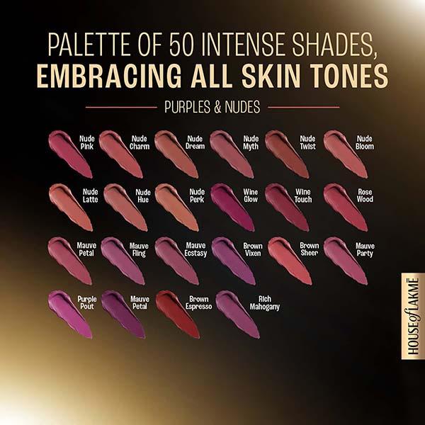 Lakme Forever Matte Liquid Lip, 16hr Lipstick, Nude Hue 5.6ml - Liquid Lipsticks