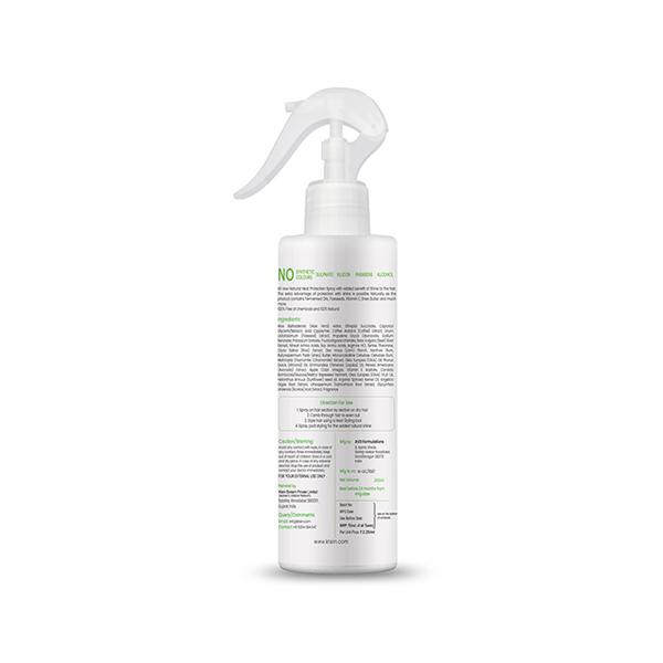 Ktein 100% Plant Based Natural Hair Heat Protection With Xtra Shine Spray Hair Spray 200 ml - Hair Sprays & Mists
