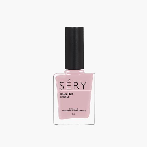 SERY Colorflirt Nail Paint- Marshmellow 10 gm - Nail Polish