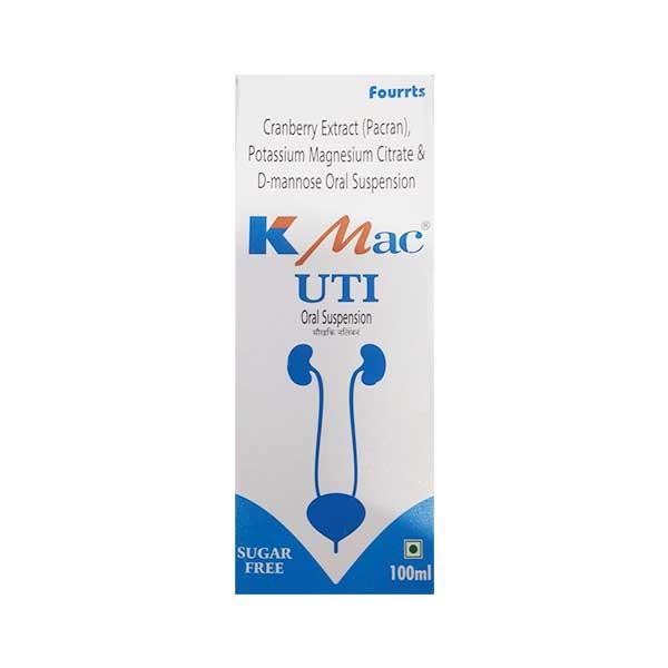 Netmeds | K MAC UTI SUGAR FREE Oral Suspension 100ml