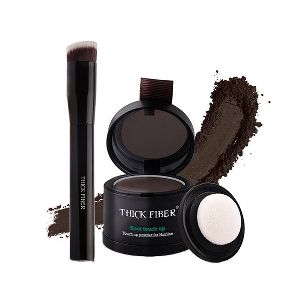 Netmeds | Thick Fiber Root Touch Up Powder - Dark Brown 4 gm