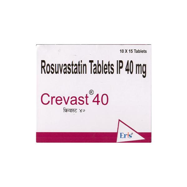 CREVAST 40 Tablet 15's - High Cholesterol-Dys