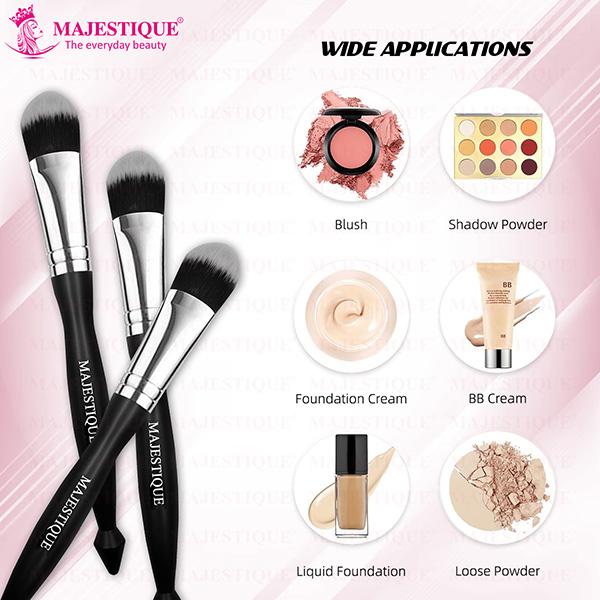 Majestique Professional Makeup Brush For Blending Brush Beginners Face Makeup Brush For Women And Girls 1's - Blush Brush