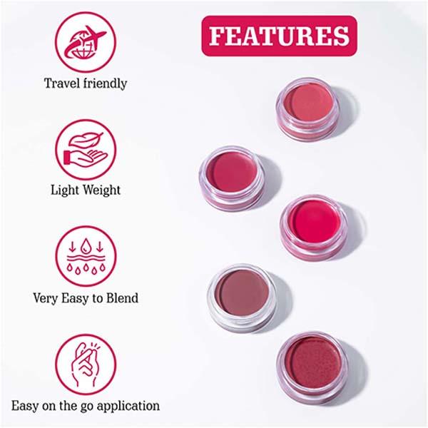 Aravi Organic Long Lasting Matte Finish Lip and Cheek Tint For Lips, Eyelid and Cheek - Coffee Queen 8 gm - Blushes