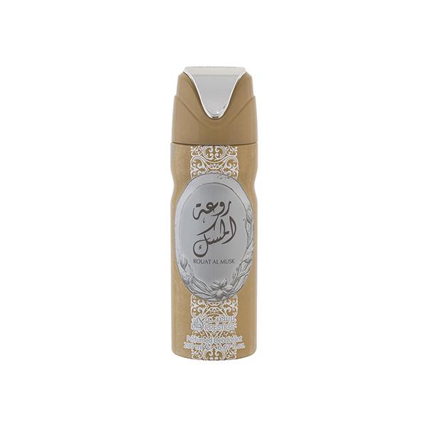 Lattafa Rouat Al Musk Imported Long Lasting Perfumed Deodorant Spray 200 ml