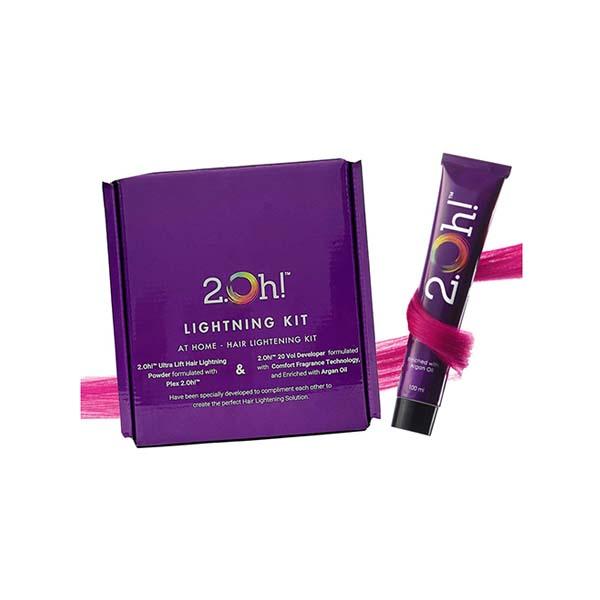 Netmeds | 2.Oh! Semi Permanent Hair Color + Lightning Kit - Pink Combo 1's