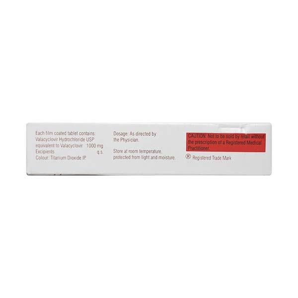 Valtoval 1gm Tablet 3'S - Viral infections-Ant
