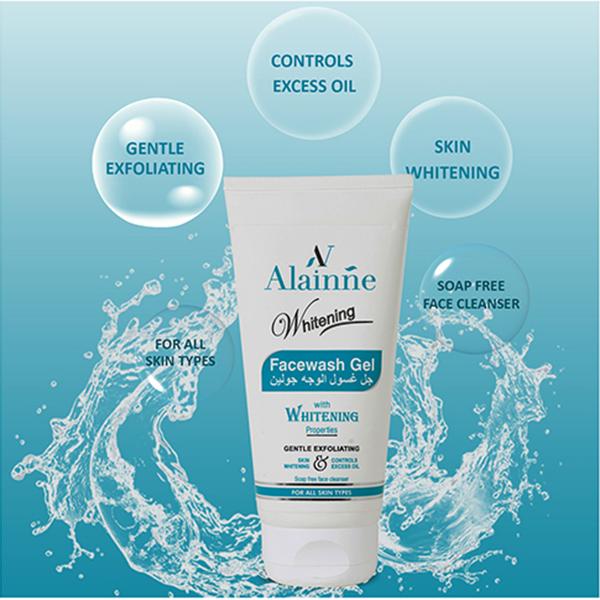 Alainne Whitening Gel Facewash 150 gm - Face Washes